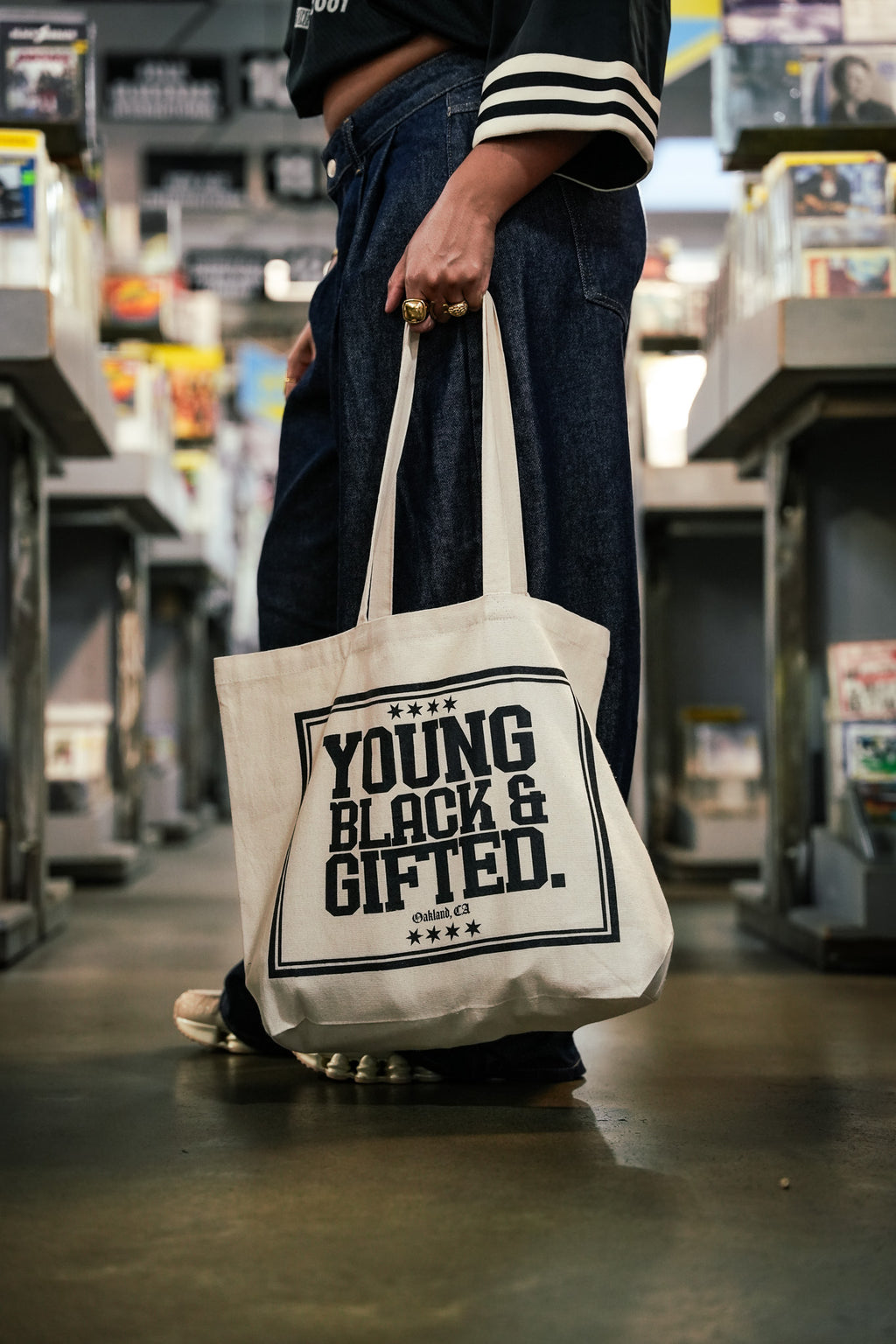 Young Black and Gifted Jumbo Tote