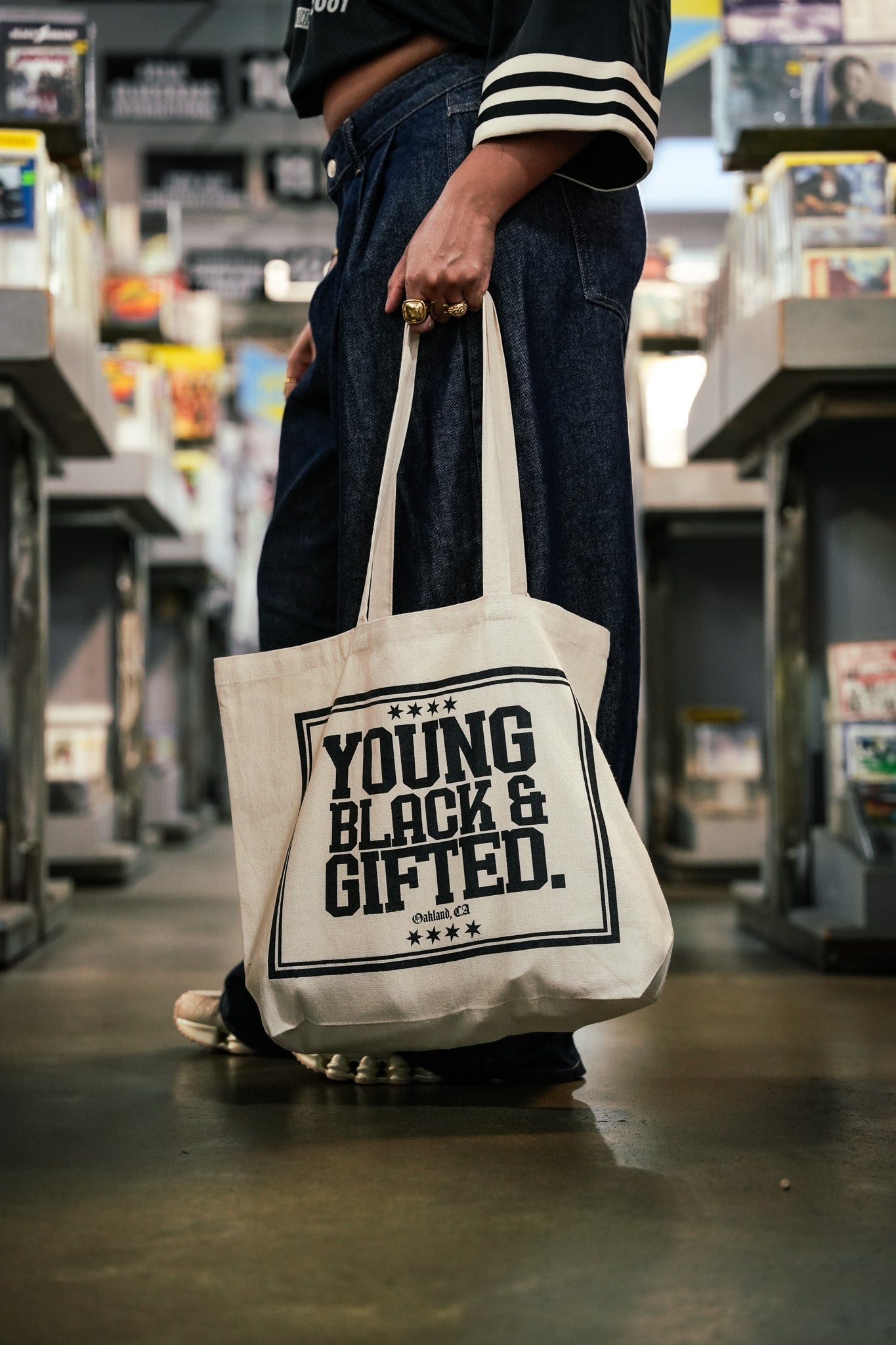 Young Black and Gifted Jumbo Tote