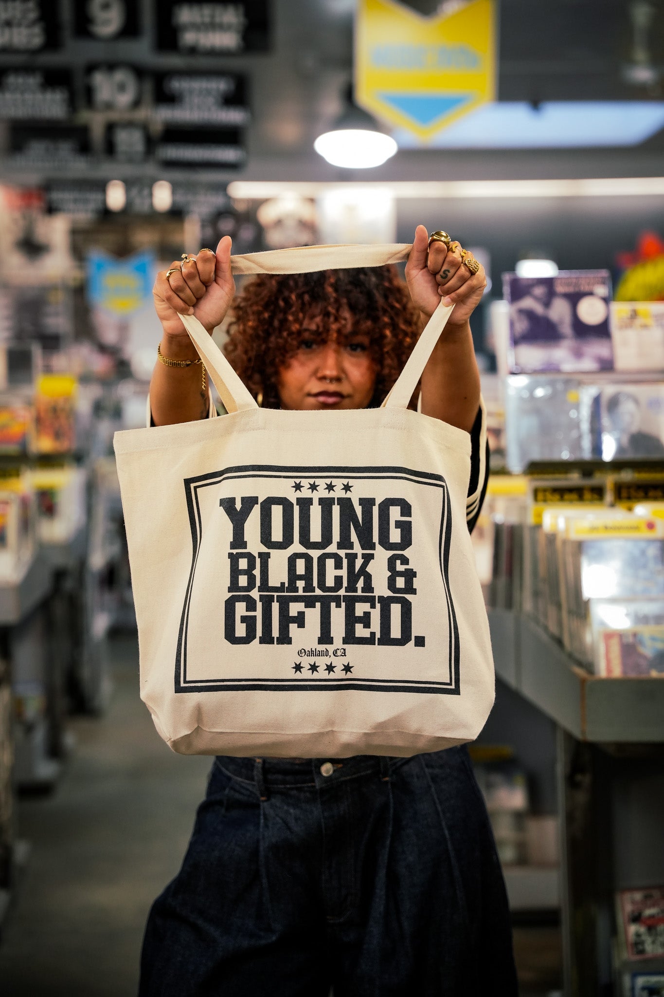 Young Black and Gifted Jumbo Tote