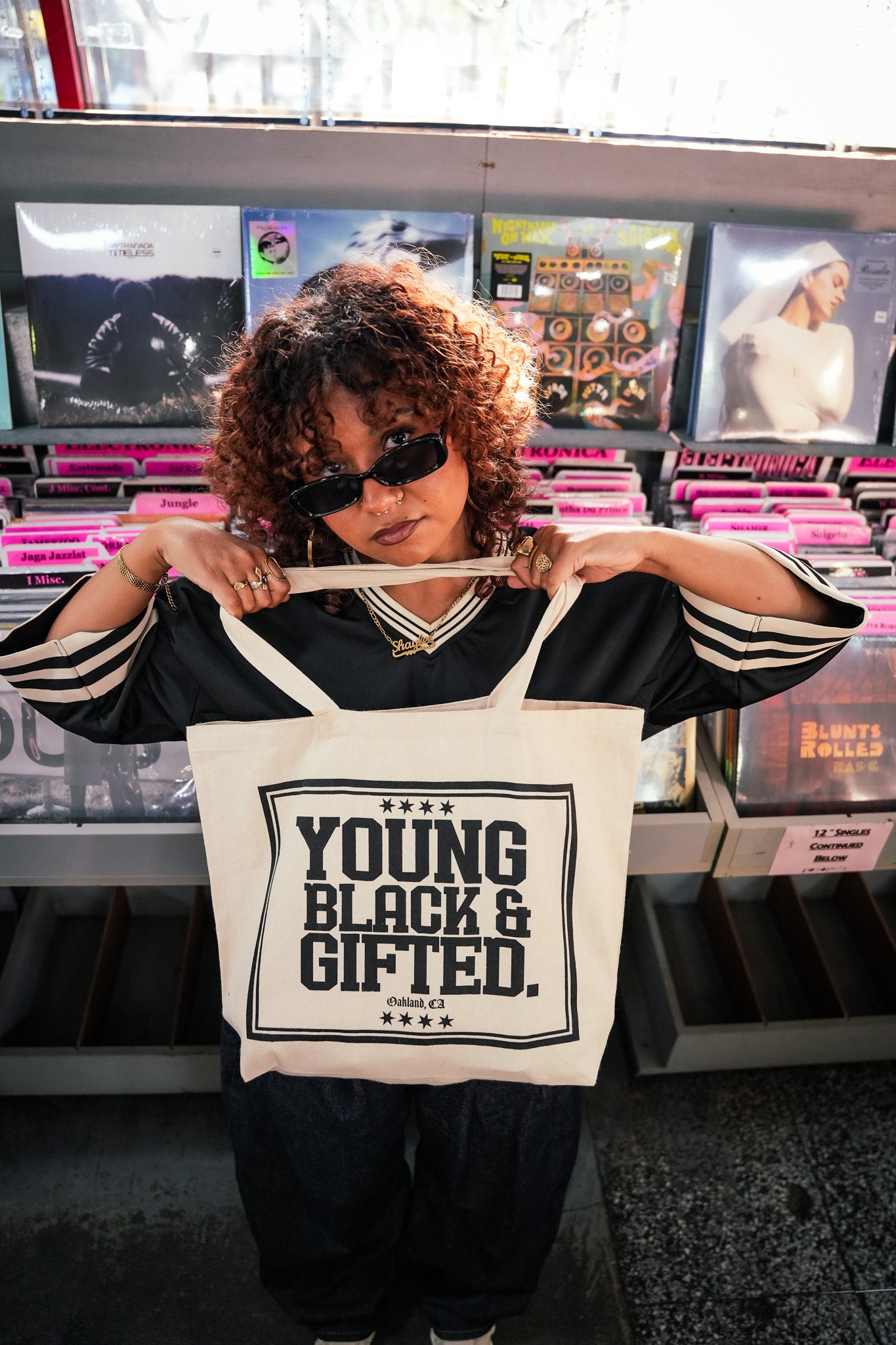 Young Black and Gifted Jumbo Tote