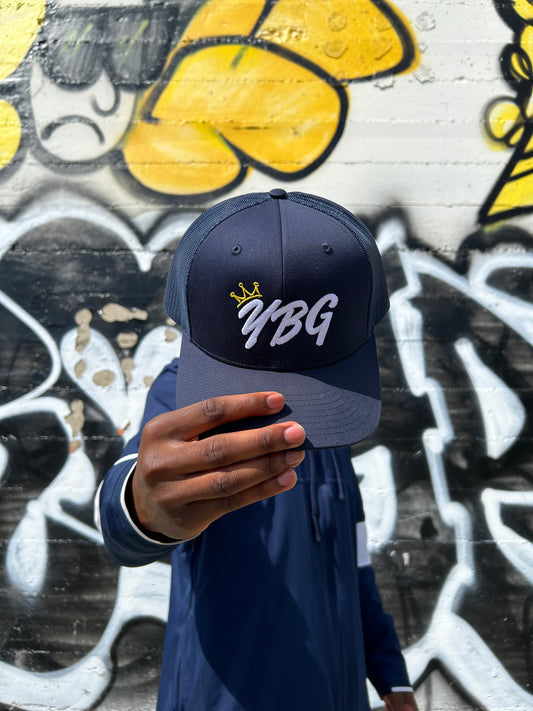 Hard Brim Embroidered Trucker